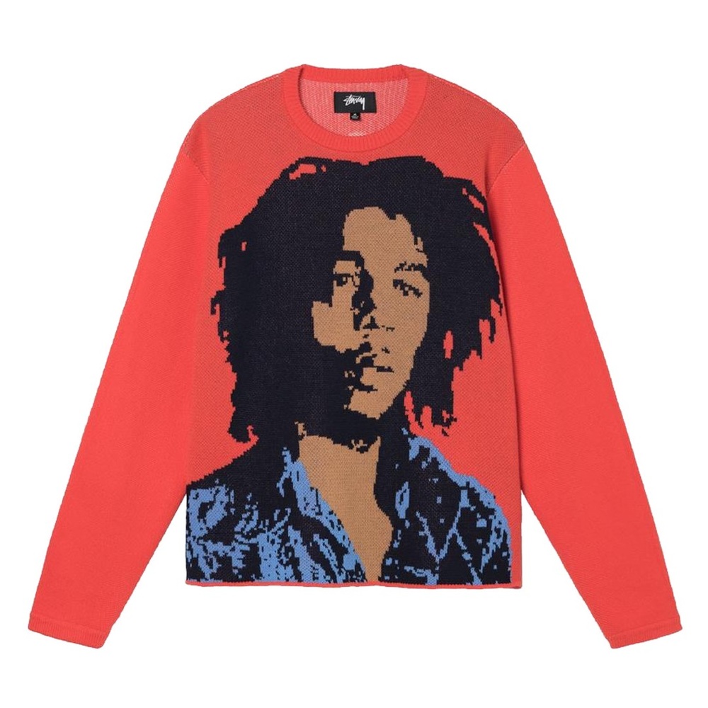 Stussy x Bob Marley Oversized Knit Sweater
